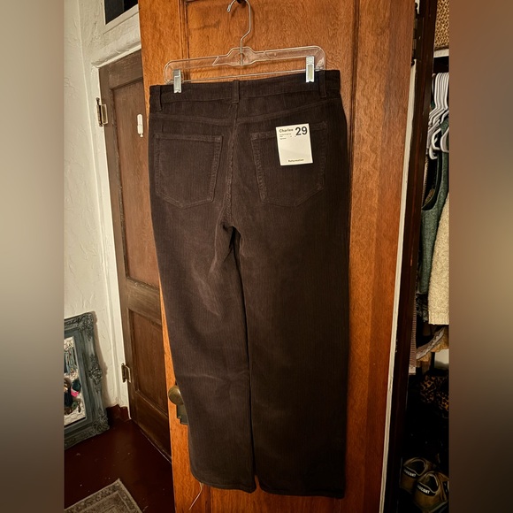 Reformation Charlee Low Rise Straight Leg Jeans Brown - Size 29 - Picture 7 of 7